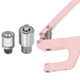 Eyelet Fixing Dies Set with Pink ZYT Table Top Plier